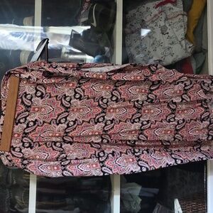 Pink and Black Paisley Women's Bag